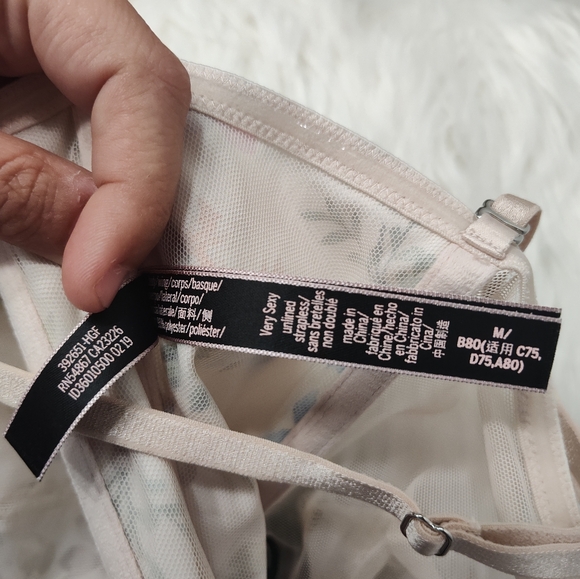 ❤️ EUC Victoria's Secret Very Sexy Strapless Corset Boustier, Multicolor, Medium - Picture 10 of 11